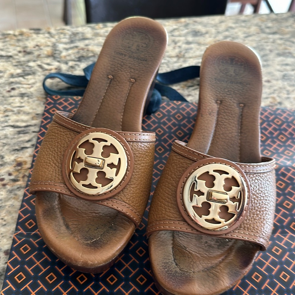 Tory Burch slide wedge